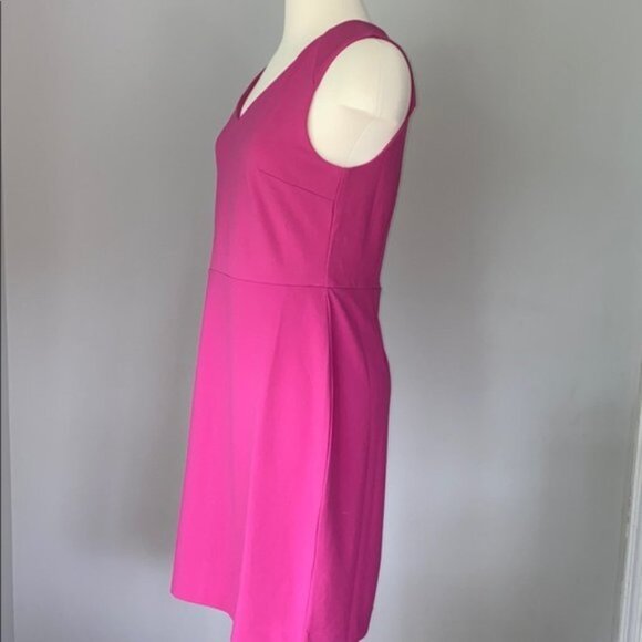 Elegant Pink Sleeveless Dress - Picture 7 of 7